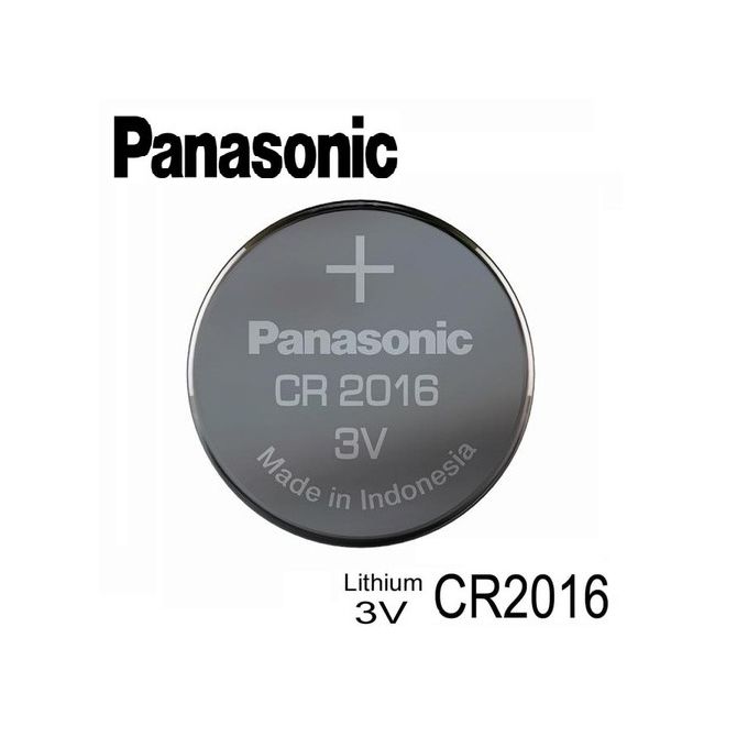 PANASONIC Blister de 2 Piles Bouton CR2016 Lithium 3 V