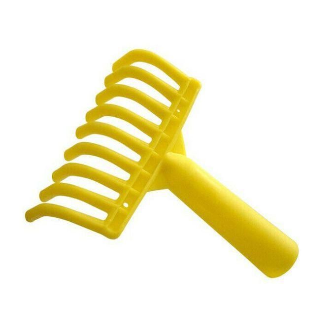 Lot De 3 Têtes De Râteau à Olives 9 Dents - En Plastique, Diamètre Intérieur 2,5 Cm, Pour Cueillette