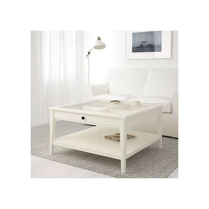 Ikea Table Basse Blanc En Verre 93 X 93 Cm A Prix Pas Cher Jumia
