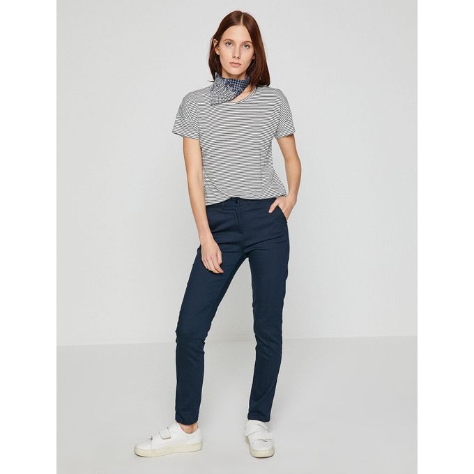 Koton Pantalon Femme - Bleu Marine