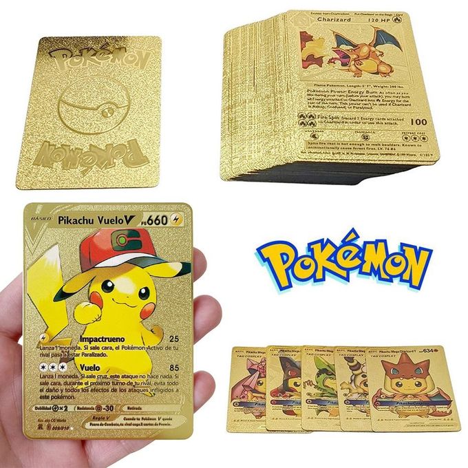 Generic carte Pokémon Gold Pack; de 10 Cartes à prix pas cher