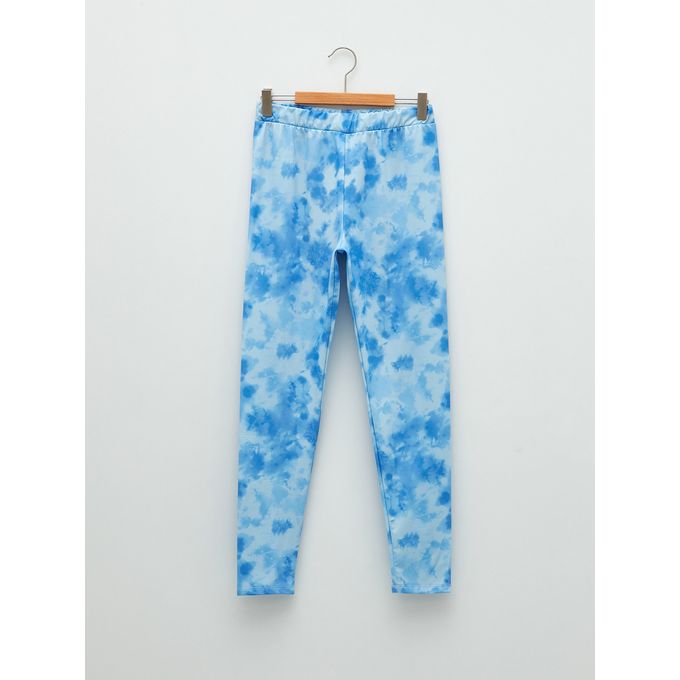 Lc Waikiki Collants longs pour filles à taille élastique et à motifs Tie-Dye