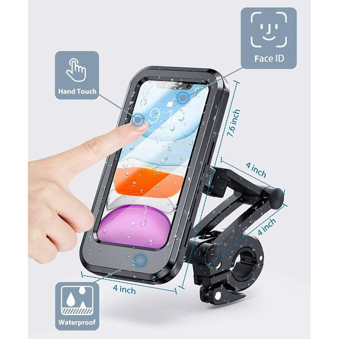 Étanche vélo Scooter poignée sac vélo panier support étui rigide fermeture  bouton pression outils de réparation pochette Bande - Cdiscount Bricolage