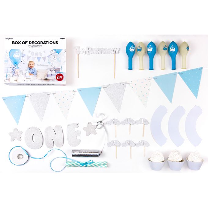 Party Deco Set De Decoration 1 Anniversaire Garcon A Prix Pas Cher Jumia Maroc