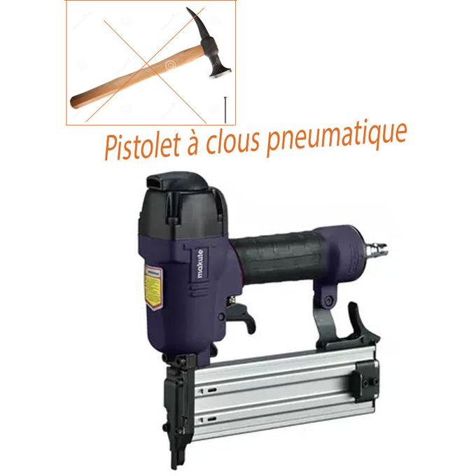 Makute Pistolet à clous pneumatique Nail guné à prix pas cher