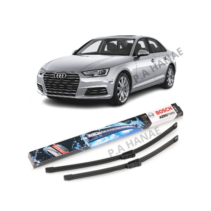 Kit Essuie-glaces Avant Et Arrière Pour Audi A4 B9 8W5 Break (depuis 05.2015) - 3 Balais : Gauche 600mm, Droite 500mm, Arrière 380mm