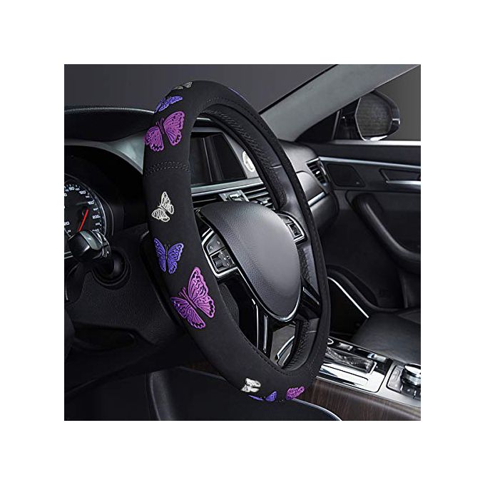 Generic Couvre Volant de Voiture pour Femme, Couverture Housse