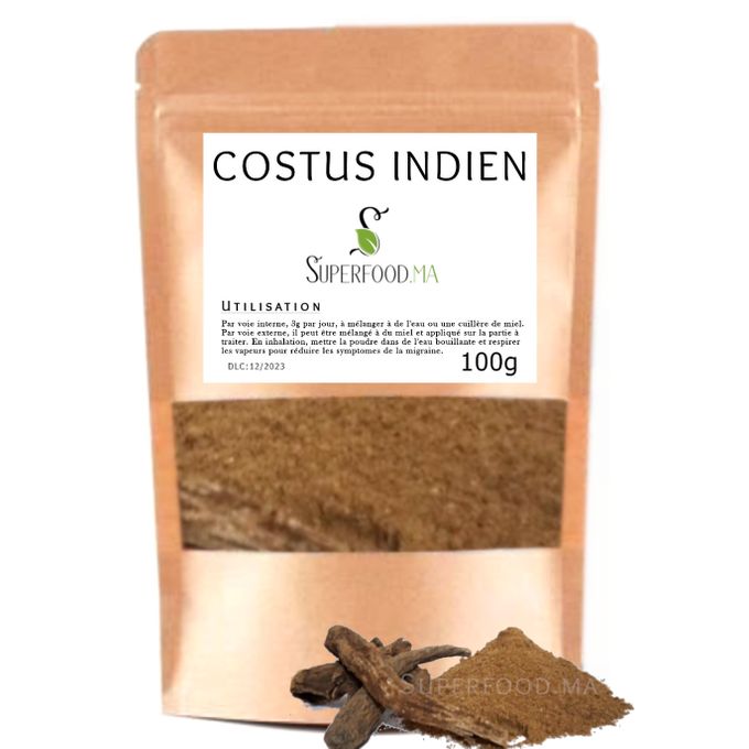 Costus indien en poudre - 100g