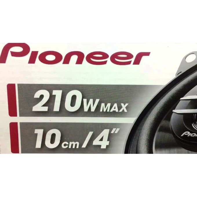 Pioneer TS-G1020F Haut Parleur Voiture Encastrable conception 2 voies  coaxiales 2 Voies 210W Max Diametre 10cm /4 à prix pas cher