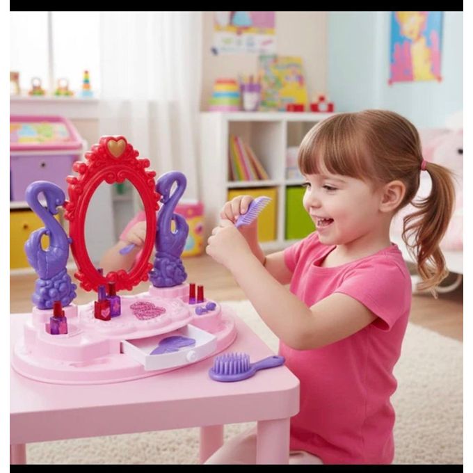 Generic Coiffeuse de Maquillage Barbie Princesse avec Miroir ...