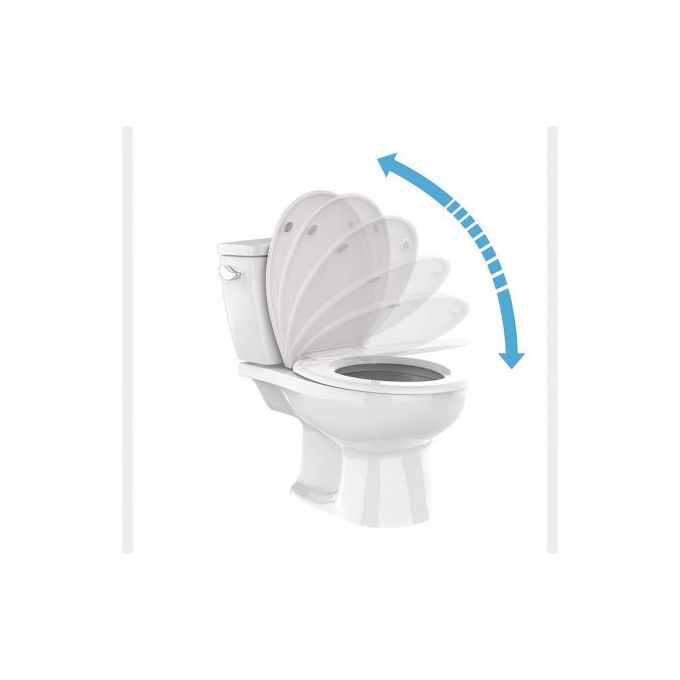 Generic Abattant WC amortissable Blanc pour salle de bain;ABATTANT TOILETTE  à prix pas cher