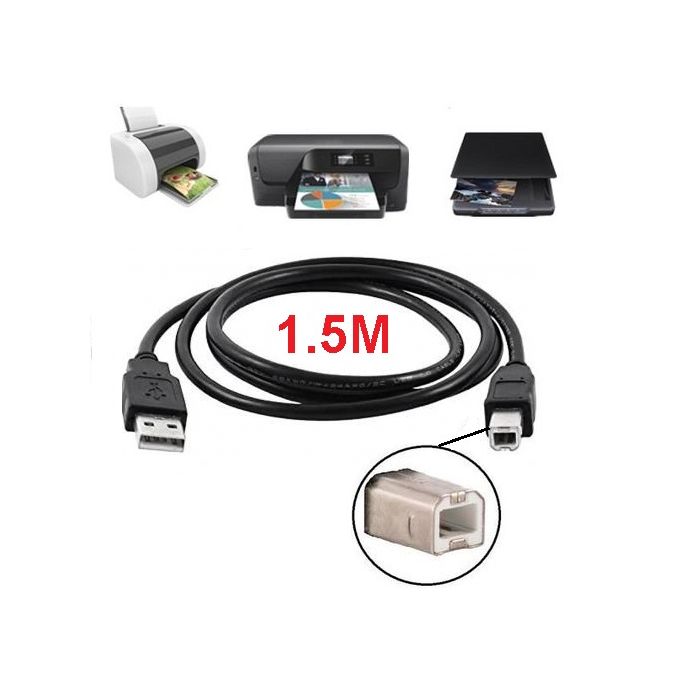 Universal 1m 1,5 m 3m 5m 10m de haut de la vitesse du câble électrique du  scanner USB pour imprimante Canon Epson - Chine Câble d'imprimante et CÂBLE  DU SCANNER prix