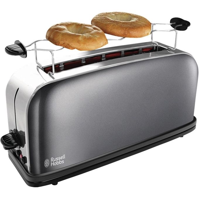 Russell Hobbs Grille-Pain Longue Fente Collection Colours Gri