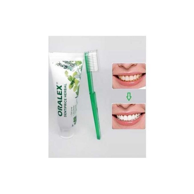 Generic Oralex Dentifrice Herbal 100 Naturel Brosse Medical Offert A Prix Pas Cher Jumia Maroc