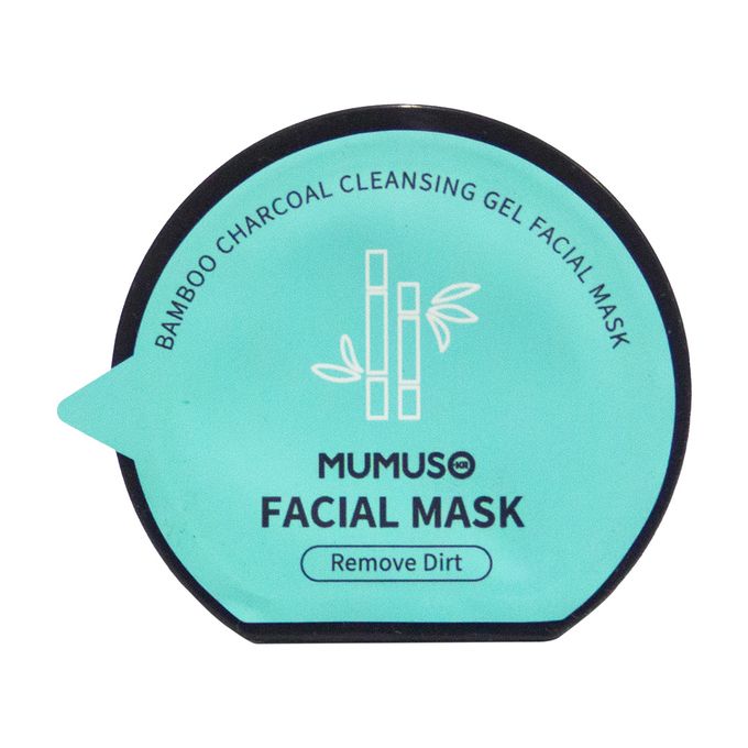 MUMUSO Masque facial avec gel nettoyant au charbon de bambou