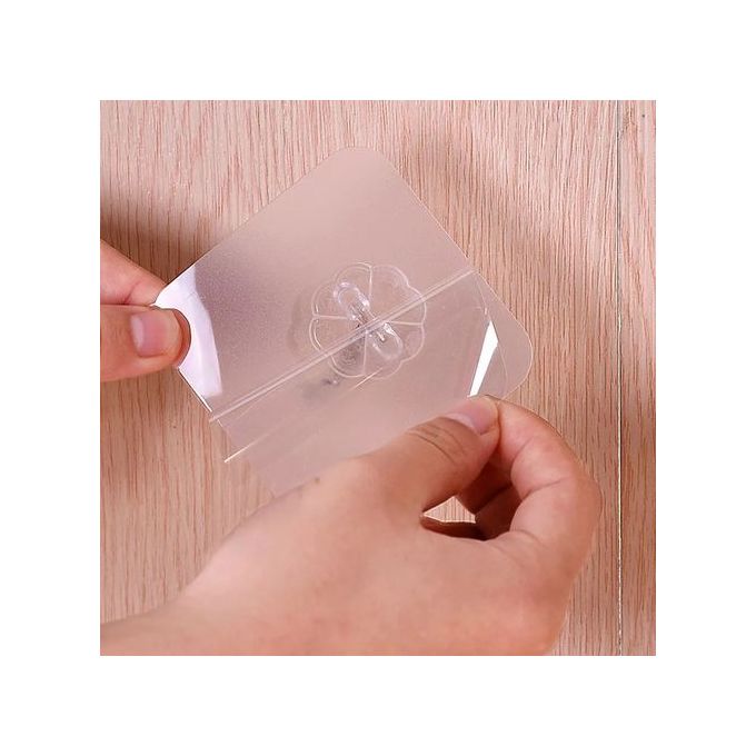 Generic 4 pièces Transparente Forte Auto-Adhésif Porte Cintres Muraux  Ventouse Mur Crochets Cintre Pour Cuisine Salle De Bain Accessoires à prix  pas cher