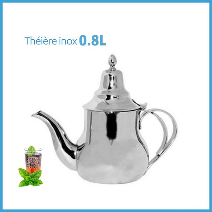 Théière Marocaine Inox (0,8L) - Livre