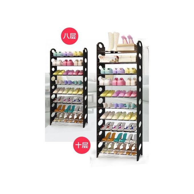 product_image_name-Generic-Meuble Rangement Chaussures MODULABLE EMPILABLE - 30 Paires / 10-Étages-1