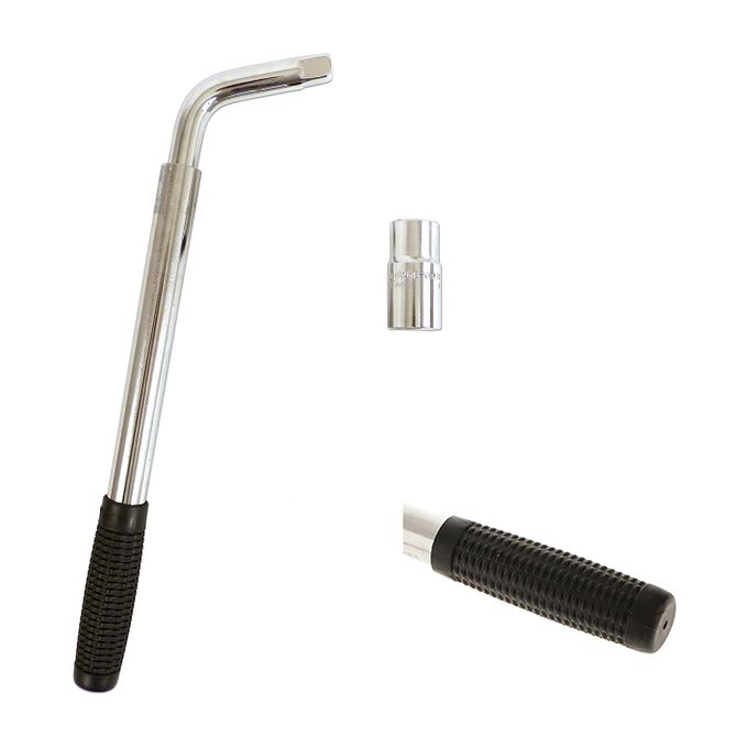 Generic Clé Démonte Roue Extensible avec une Douille 17-19 mm // Extracteur  de Boulon à prix pas cher