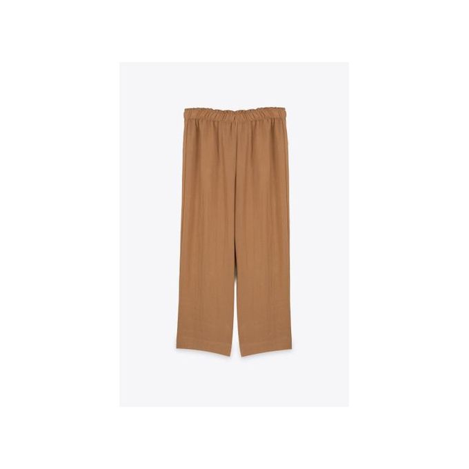 Marwa Pantalon Crop - Camel