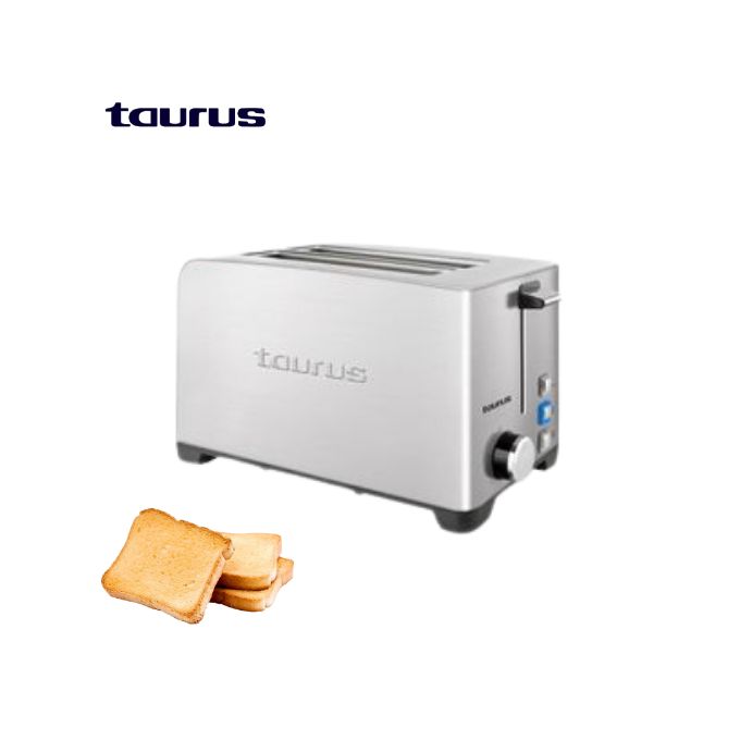 Toaster grille pain extra-longues en Acier Inoxydable Stainless steel, 2 fentes ultra larges, 1400 W