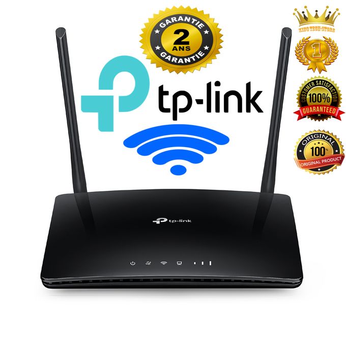TP-Link Routeur 3G/4G LTE Wi-Fi 300 Mbps Sim Slot Débloqué sans fil  TL-MR6400