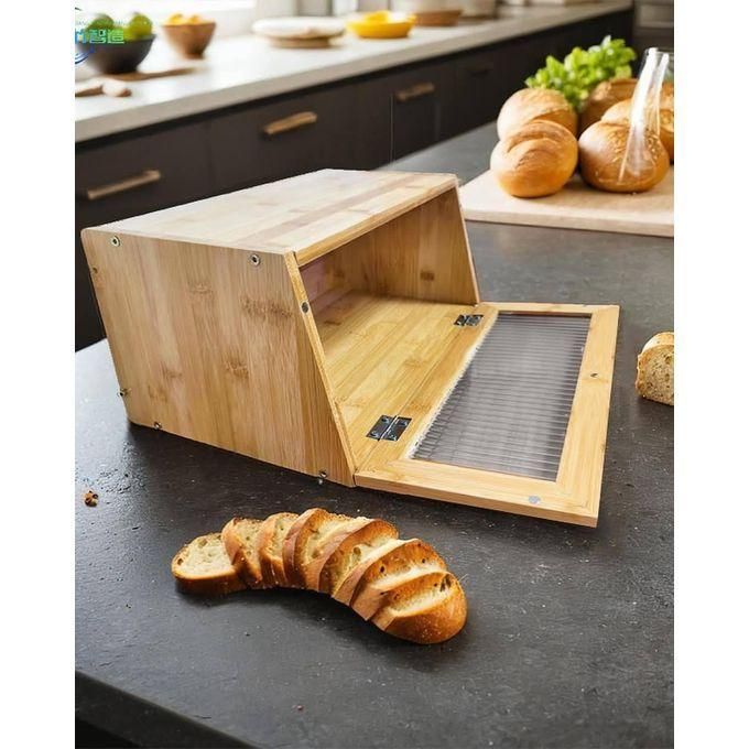 WoodGall Grande boîte en bois avec couvercle 40 × 30 × 22 cm – Boîte de rangement en bois avec