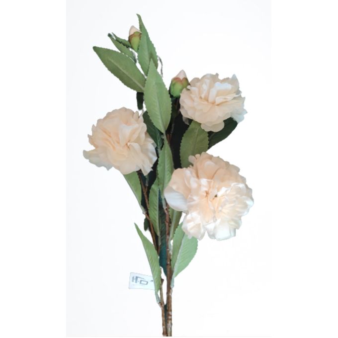 Generic Flours artificielle rose blanc qualité supérieure 1 tige de 3  fleurs à prix pas cher | Jumia Maroc
