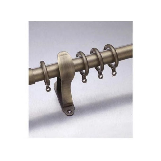 2 Anciens embouts de barre/ tringle à rideau en bronze, 12 Cm ,p