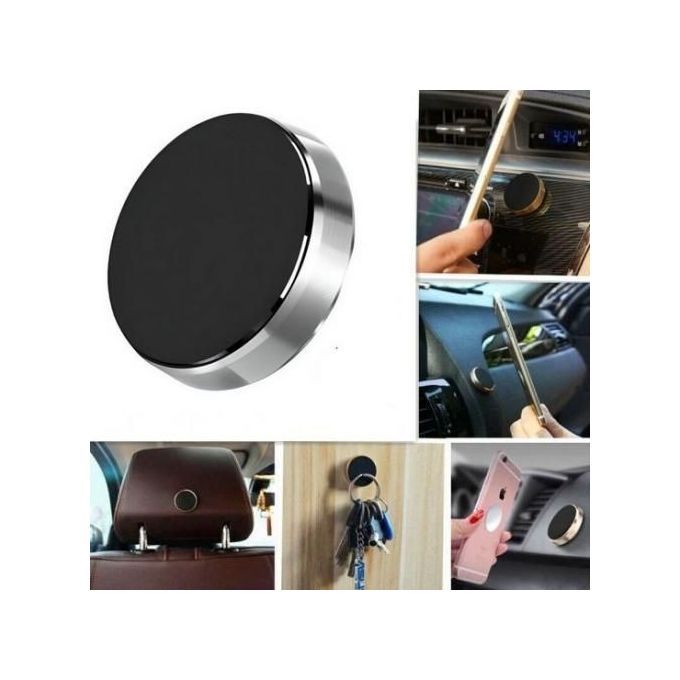 Support téléphone magnétique pour voiture - Noir - Achat en ligne sur Lcd  Maroc