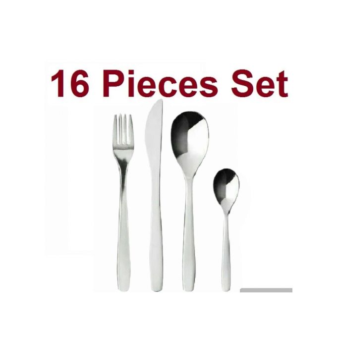 16 couverts de table 8 couteaux 8 petites cuillers IKEA STAINLESS