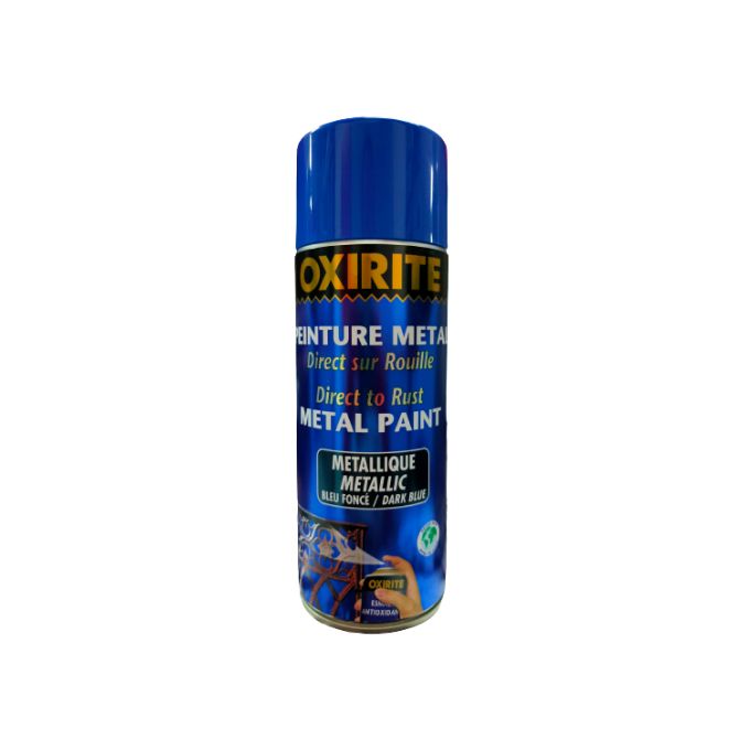 Peinture spray 400 ml bleu métal pas cher