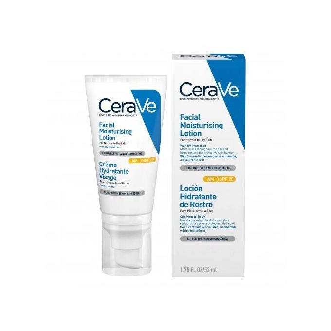Cerave Crème Hydratante Visage Spf25 - 52 ml