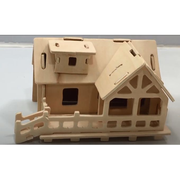 Generic 3d Maison En Bois Puzzles Jouets Pour Enfants Au Bricolage Educatifs Pour Enfants Cadeau A Prix Pas Cher Jumia Maroc