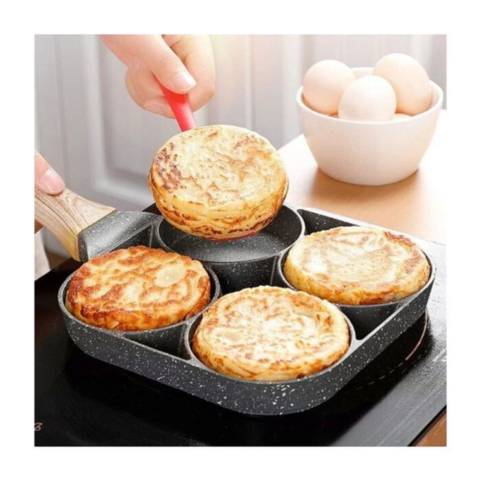 product_image_name-Generic-Poêle Granit Multi Espaces De Cuisson , 4 Espaces POUR OMLETTE ET HARCHA antiadhésif-7