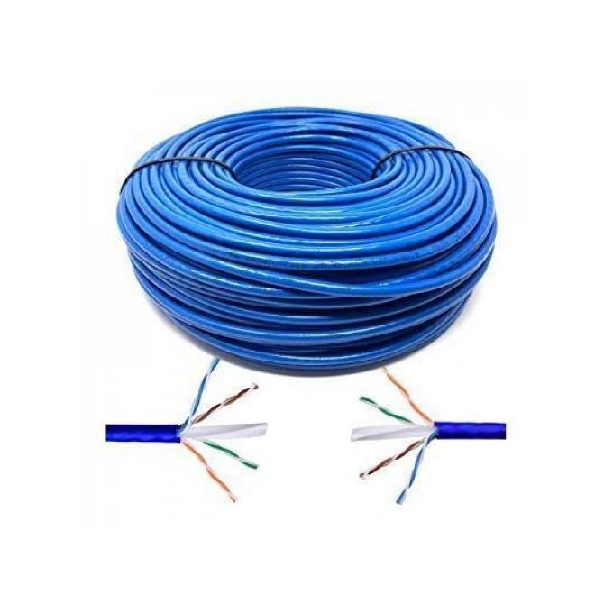 Cable Ethernet 50m, Cable Rj45 Cat 6 Cable Réseau Plat Haut Débit