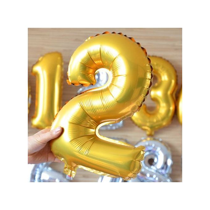 Ballon aluminium 35 cm x 20 cm argent ''2'' par 24 - RETIF