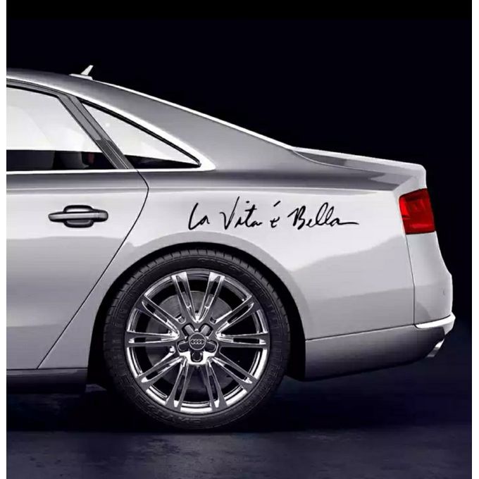 Stickers Autocollant Auto Moto La Vita E Bella A Prix Pas Cher Jumia Maroc