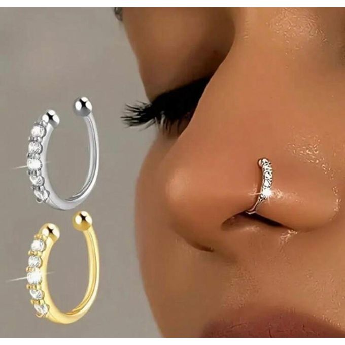 VF VFUN Anneau De Nez En Acier Inoxydable De 20 G - Pour Septum