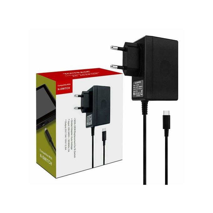 Nintendo Switch Adaptateur Secteur Switch Charge Rapide USB C