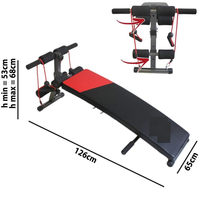 Top Sport Banc Abdominaux A Hauteur Reglable A Prix Pas Cher