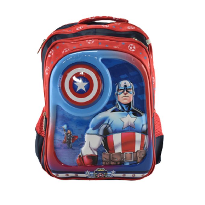 Generic cartable scolaire a roulettes 3 pieces Captain America a prix pas cher Jumia Maroc