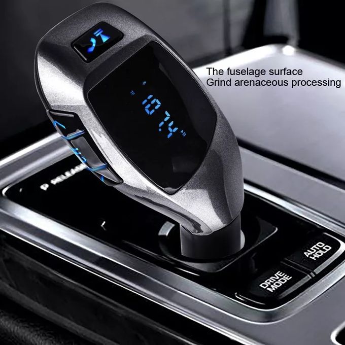 Generic Transmetteur Fm Lecteur Mp3 Usb Chargeur De Voiture Mains
