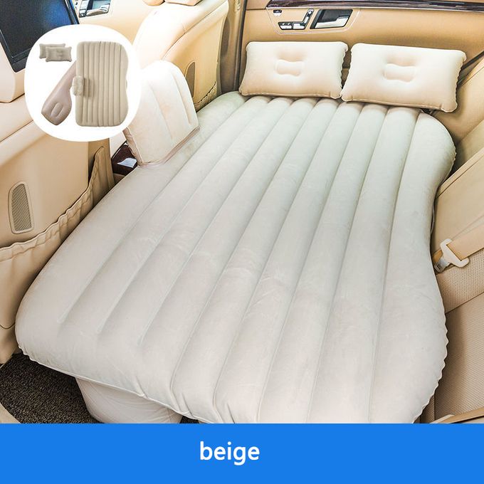 Generic Siège Auto Matela Pneumatiques Siège Arrière Gonflable Lit Coussin  Camping BEIGE à prix pas cher