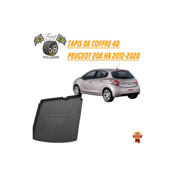 Tapis de coffre PEUGEOT 208 - Livraison OFFERTE