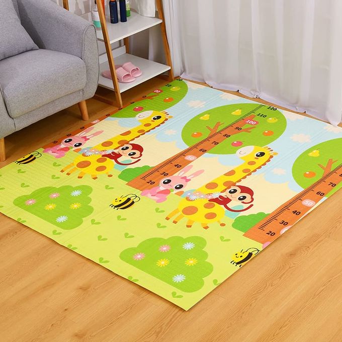 Tapis de jeu pliable pour bébé, grande taille, épais en mousse pour bébé,  tapis doux, double face, imperméable, portable (200 x 180 x 1 cm) :  : Bébé et Puériculture