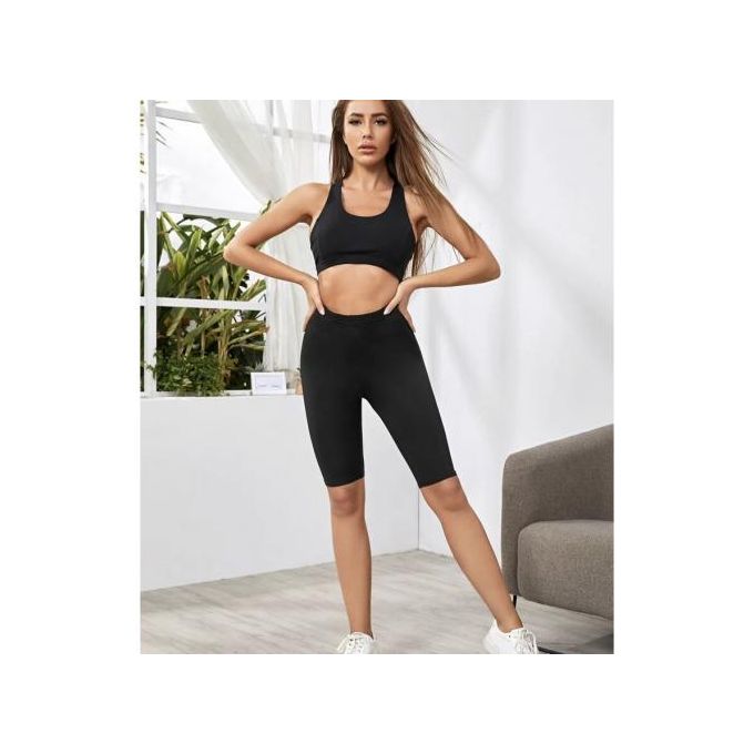 Short extensible top pour femmes