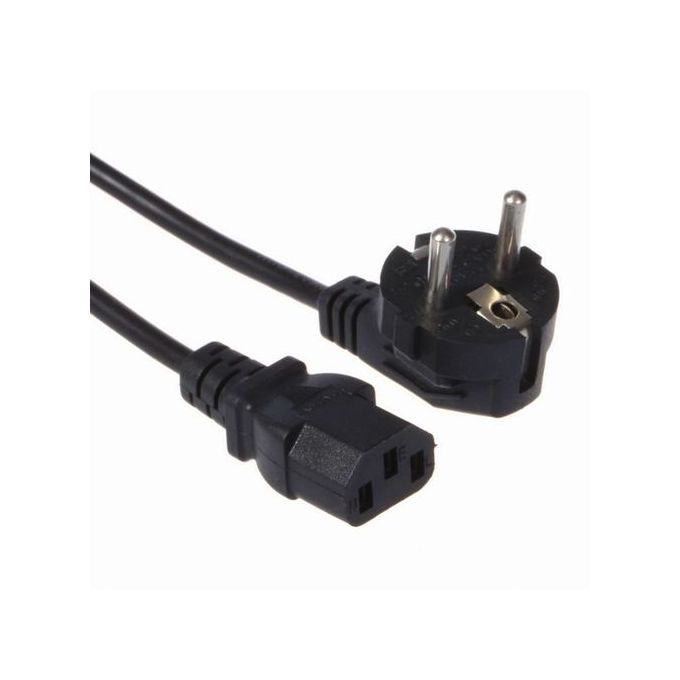 DTK 1.8m Câble d'alimentation IEC 320 C13 H05VV-F Cordon Électrique secteur  pour PC, TV, Appareils Froids Imprimante, Moniteur, Télévision