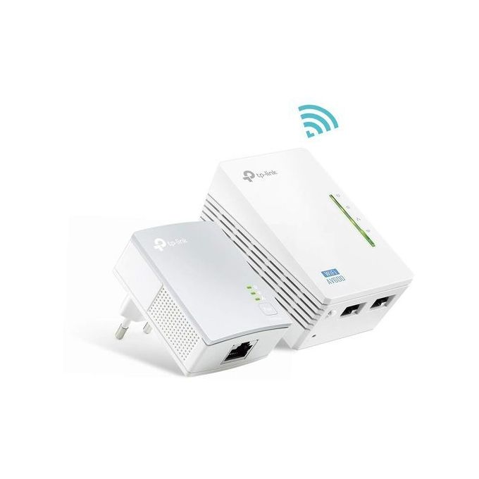 Adaptateur WIFI AV600 Powerline TL-WPA4220 KIT CPL avec Ports Ethernet, Kit de 2 CPL