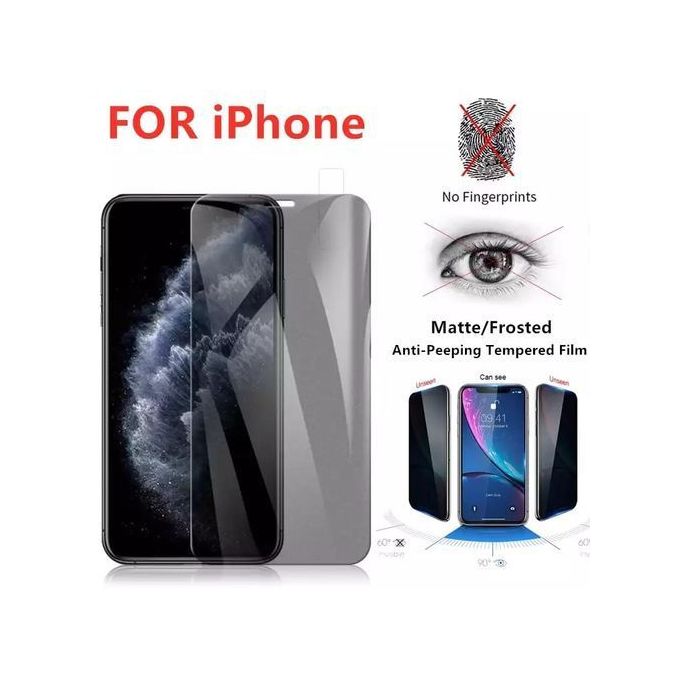 Incassable Fumé iPhone 11 PRO MAX en verre trempé / protecteur d écran /  confidentialité pour iPhone 11 Pro Max